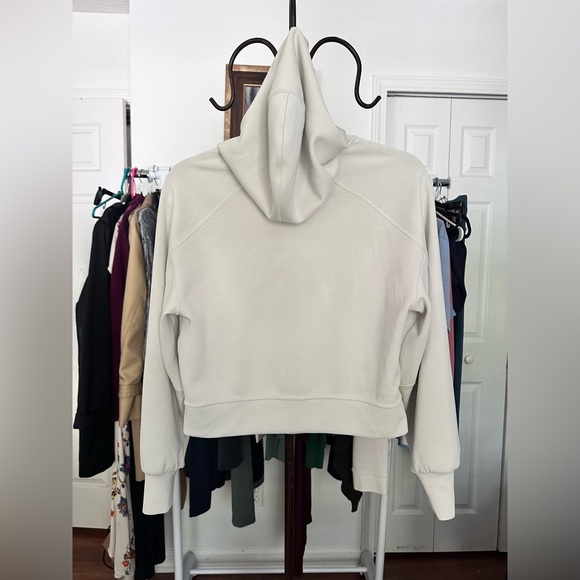LULULEMON Softstreme Hoodie SQUARE DOT SIZE 2 women’s bone white - Picture 8 of 8